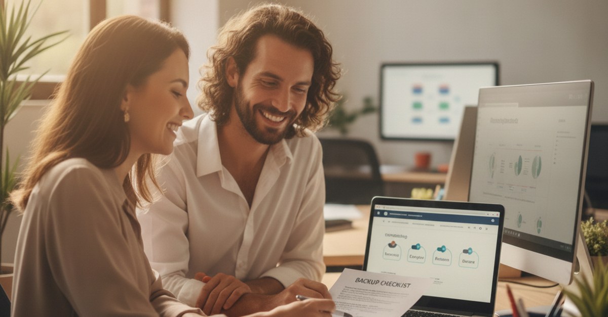 Backup em nuvem: checklist prático para contadores e PME